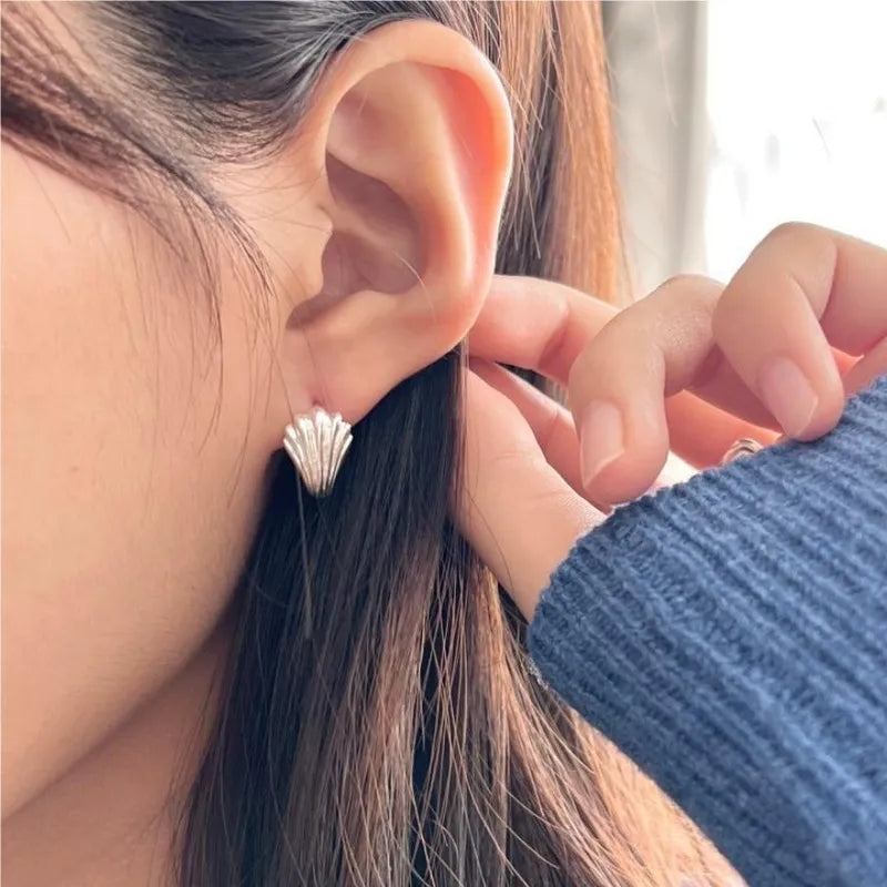 Small Basic Shell Stud Earrings