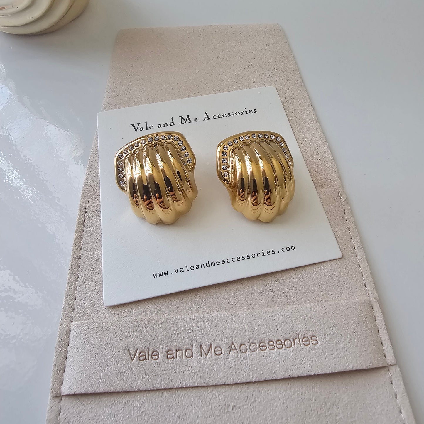 Sea Shell Stud Earrings