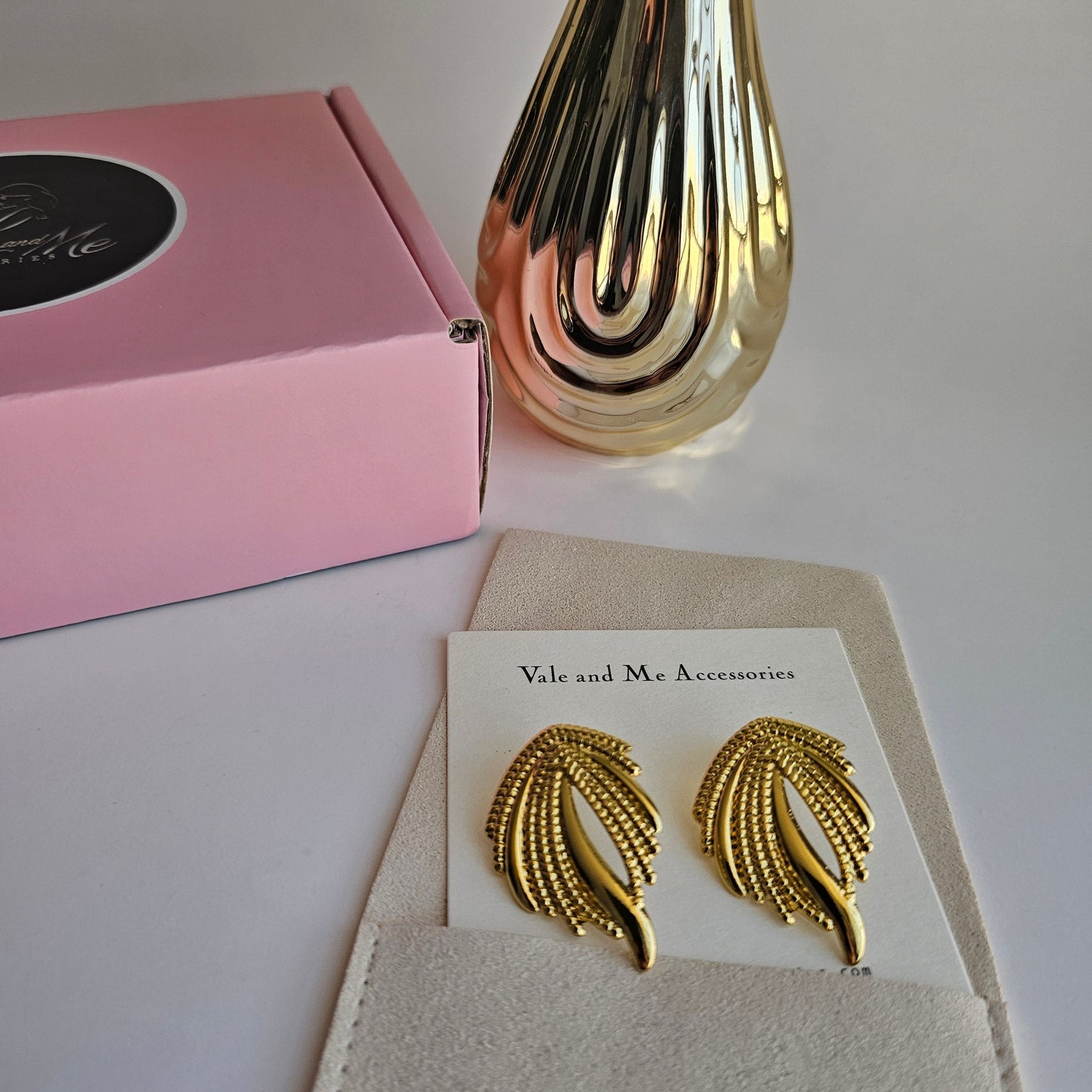 Golden Leaf Earrings