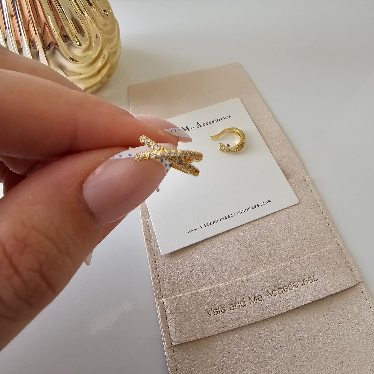 Pave Ear Cuff
