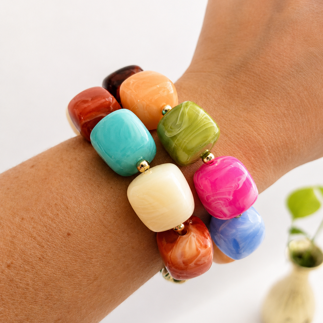 Confetti Bead Bracelet