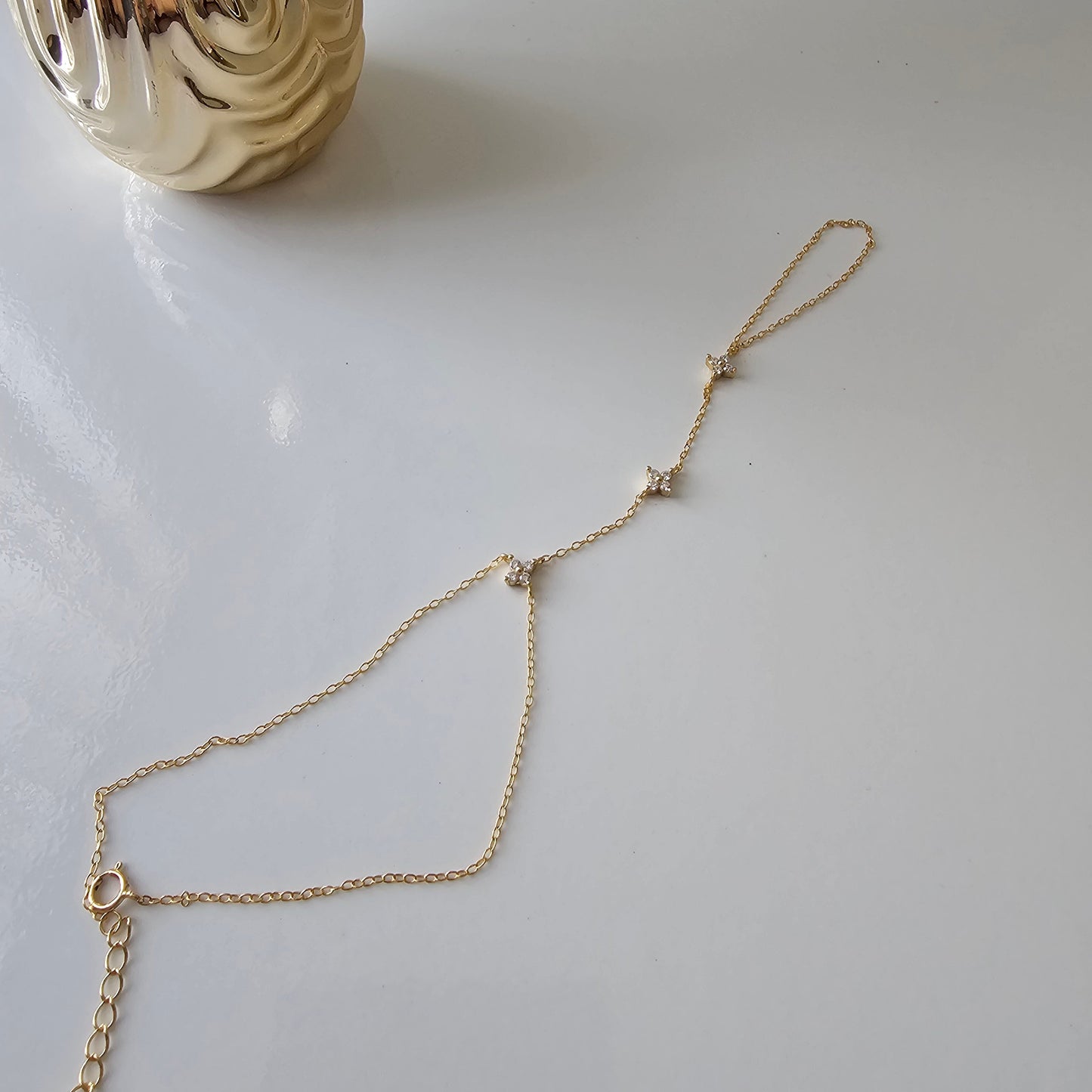 Dainty Ring Bracelet