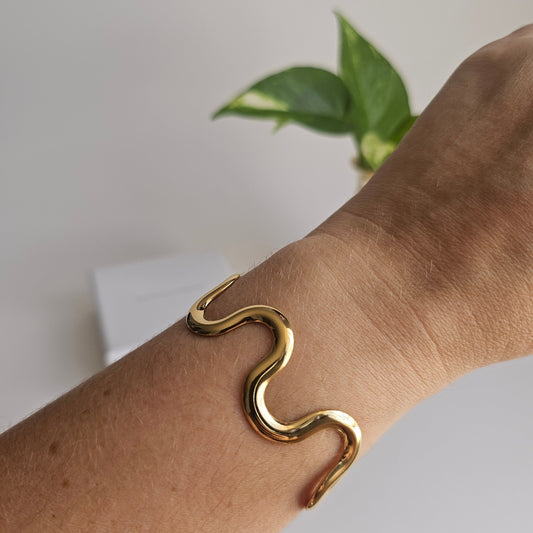 Wave Cuff Bracelet