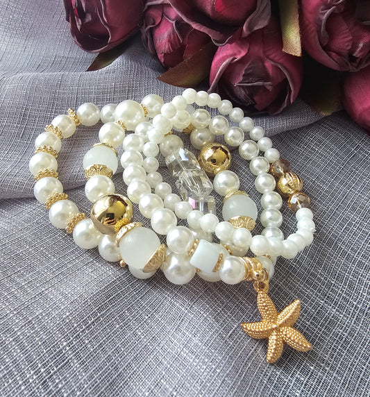 Starfish Pear Bracelets