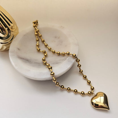 Chunky Heart Necklace