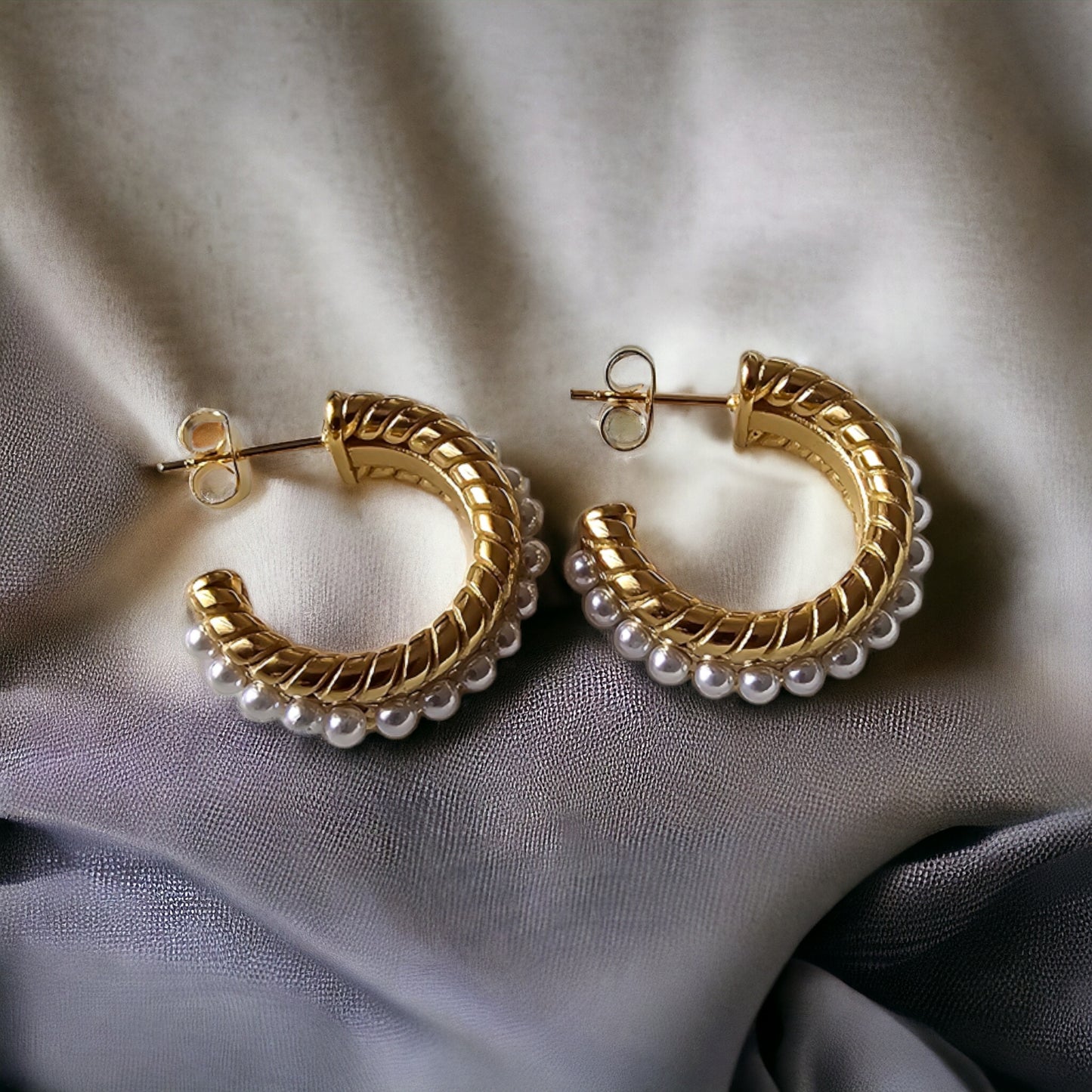 Vintage Style Pearl Earings