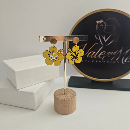 Hibiscus Earrings