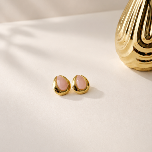 Teardrop Stud Earrings