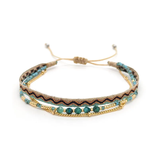 Knitted Layered Bracelet