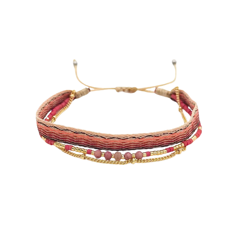 Knitted Layered Bracelet