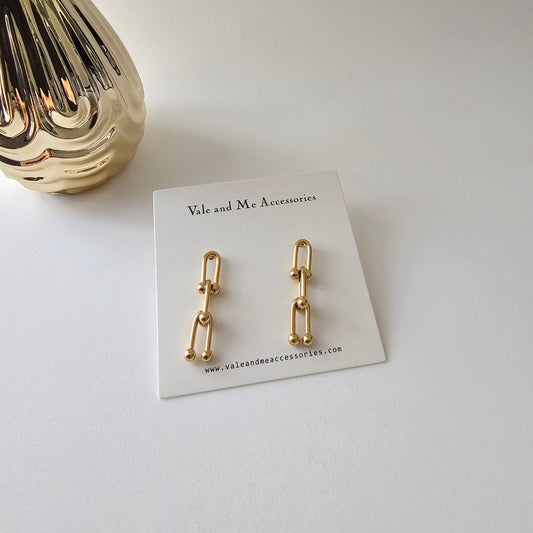 U Link Earrings