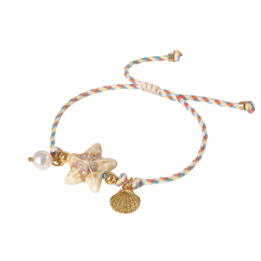 Starfish Adjustable String Bracelet